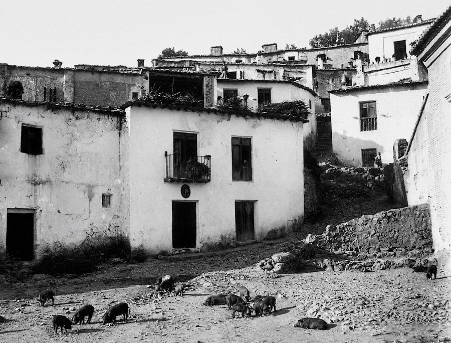 Plaza de Cástaras hacia 1898